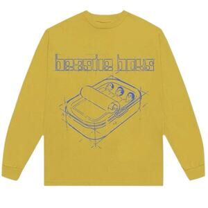 BEASTIE BOYS Hello Nasty Sketch Yellow Longsleeve Tee Size XXL New w/o Tag